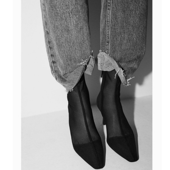 Zara mesh ankle boots - Picture 2 of 4